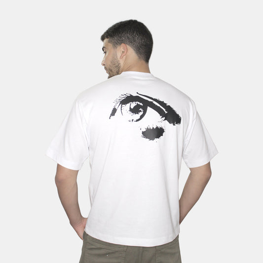 Tee-shirt Oeil blanc